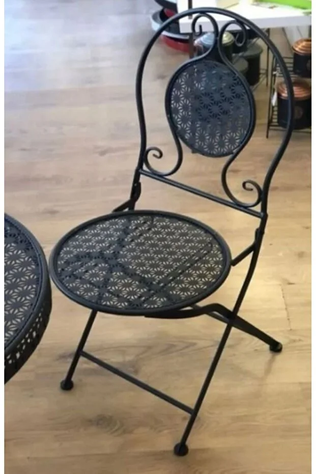 FERFORJE SET 2+1  MASA VE SANDALYE - BALKON MASASI - BALKON SANDALYESİ -BAHÇE MASASI